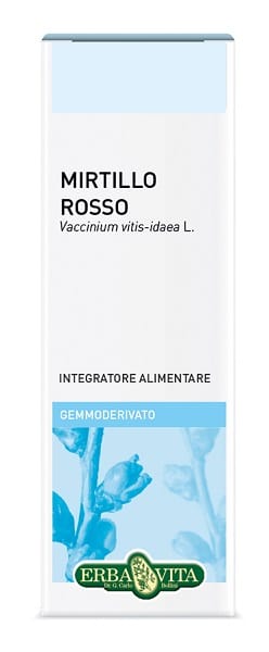 Gemmoderivato Mirtillo Rosso Erba Vita, gocce 50ml