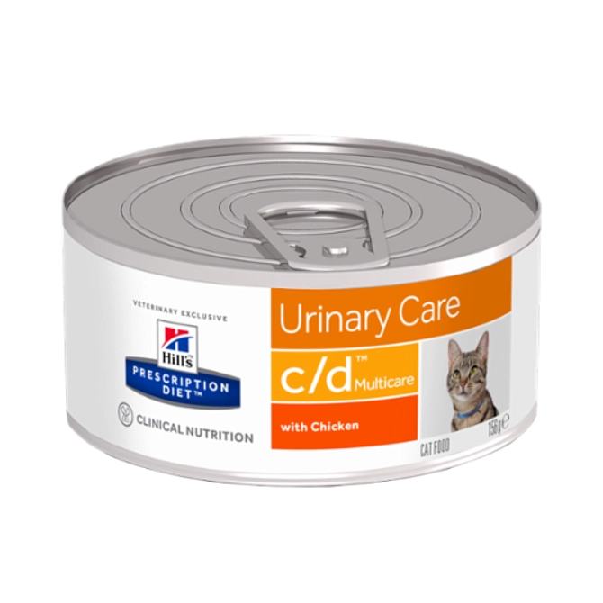 Prescription Diet Feline Urinary Care C/D Multicare Chicken&Vegetables 156 G