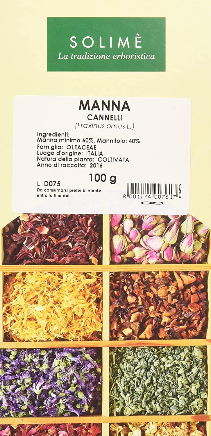 Manna Cannoli Interi 100g da masticare o sciogliere
