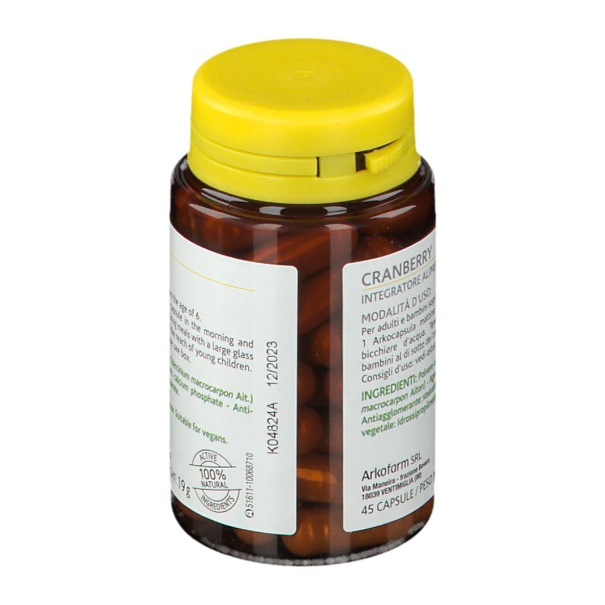 ARKO CAPSULE CRANBERRY 45 CAPSULE