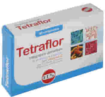 Integratore Tetraflor KOS probiotici e vitamina C, 60 compresse