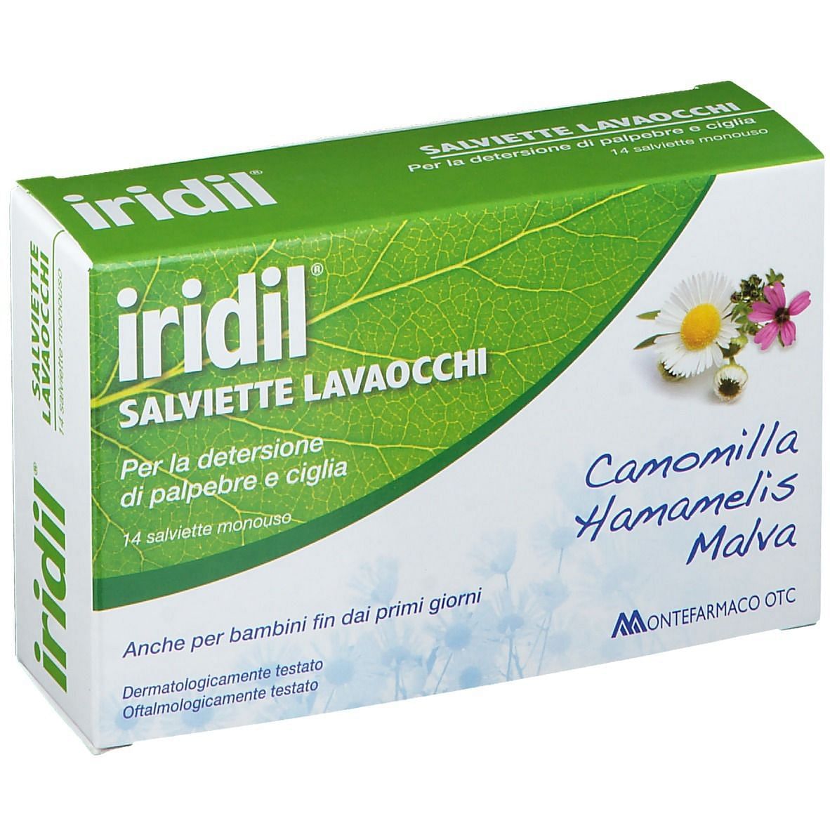 Iridil Lavaocchi 14 Salviette Monouso