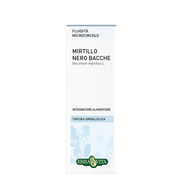 Mirtillo Nero Bacche Tintura Idroalcolica 50 Ml Ebv