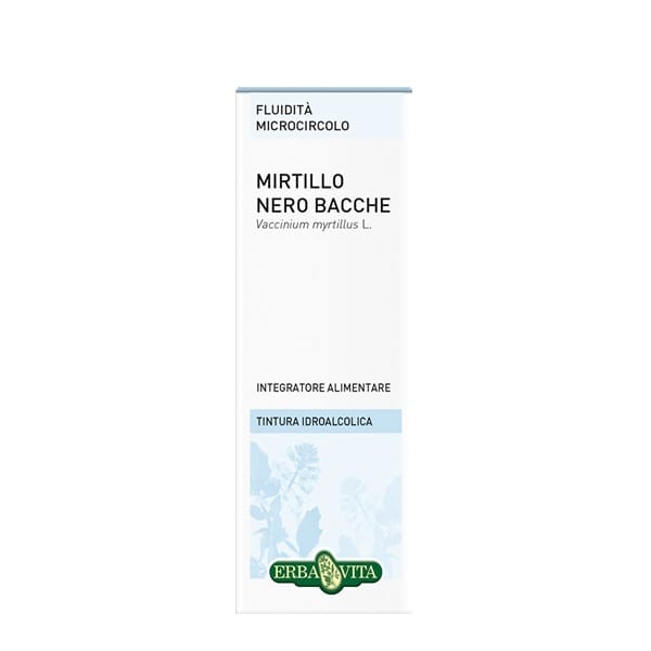 Mirtillo Nero Bacche Tintura Idroalcolica 50 Ml Ebv