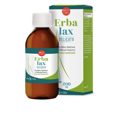 Erbalax Fluido Erba Vita per l'intestino, 200ml