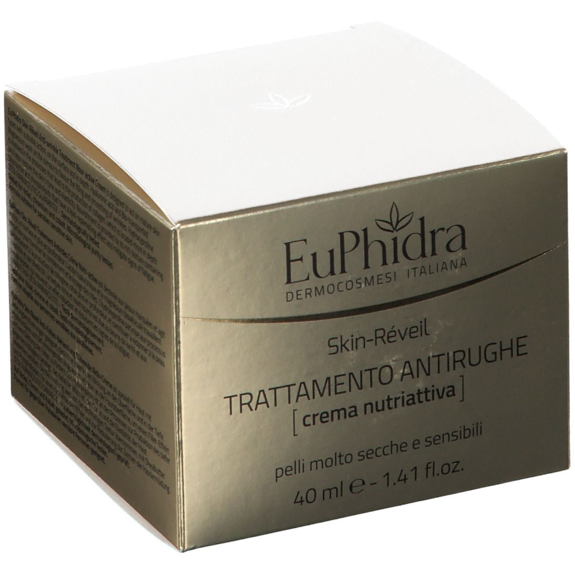 EUPHIDRA SKIN REVEIL TRATTAMENTO ANTIRUGHE CREMA NUTRIATTIVA PELLI MOLTO SECCHE E SENSIBILI 40 ML