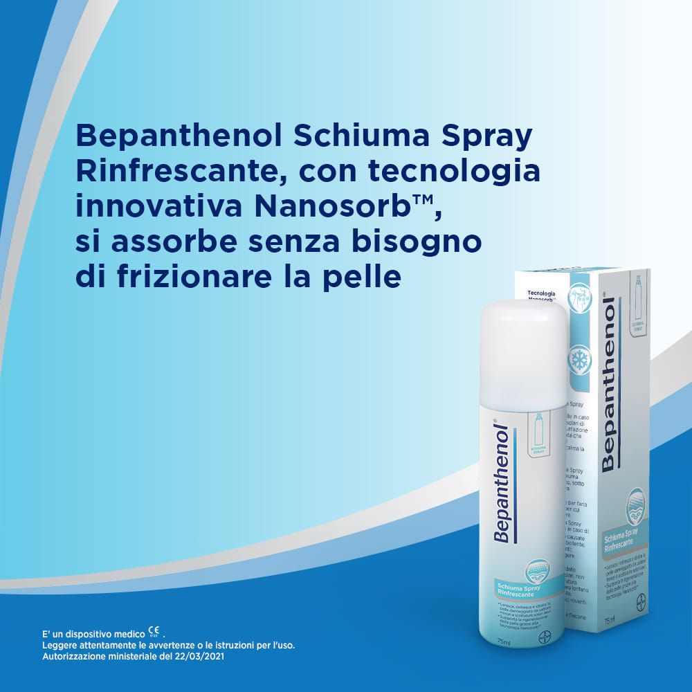 SCHIUMA SPRAY RINFRESCANTE BEPANTHENOL 75ML