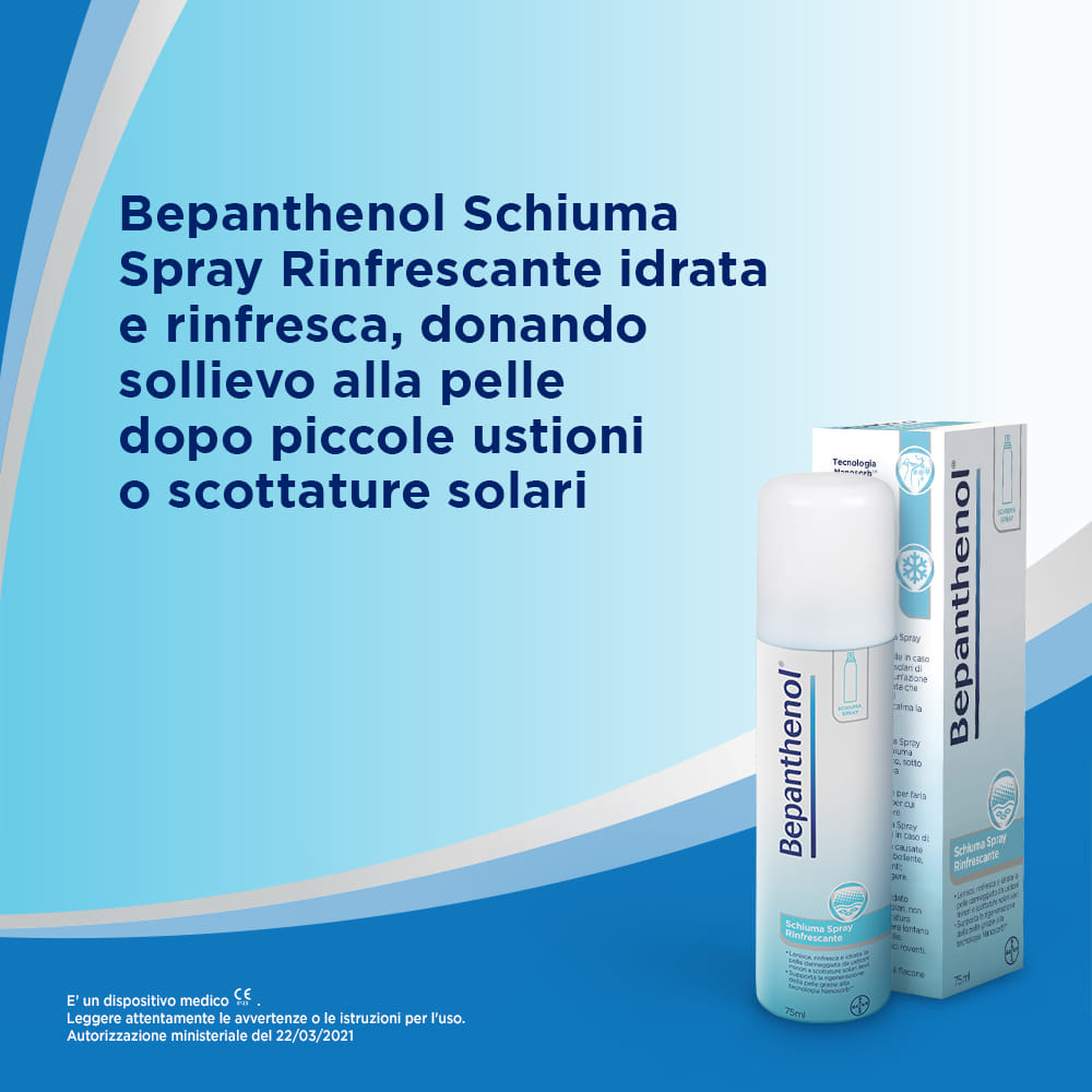 SCHIUMA SPRAY RINFRESCANTE BEPANTHENOL 75ML