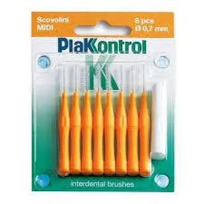 PLAKKONTROL SCOVOLINO CON MANICO MIDI 0,7 8 PEZZI PLAKKONTROL SCOVOLINO CON MANICO MIDI 0,7 8 PEZZI