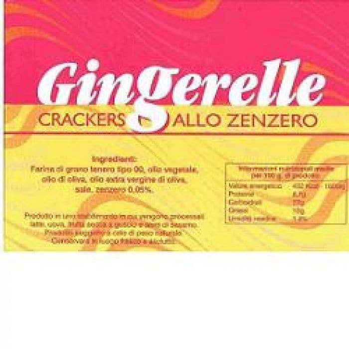 Gingerelle Crakers Zenzero 150 G