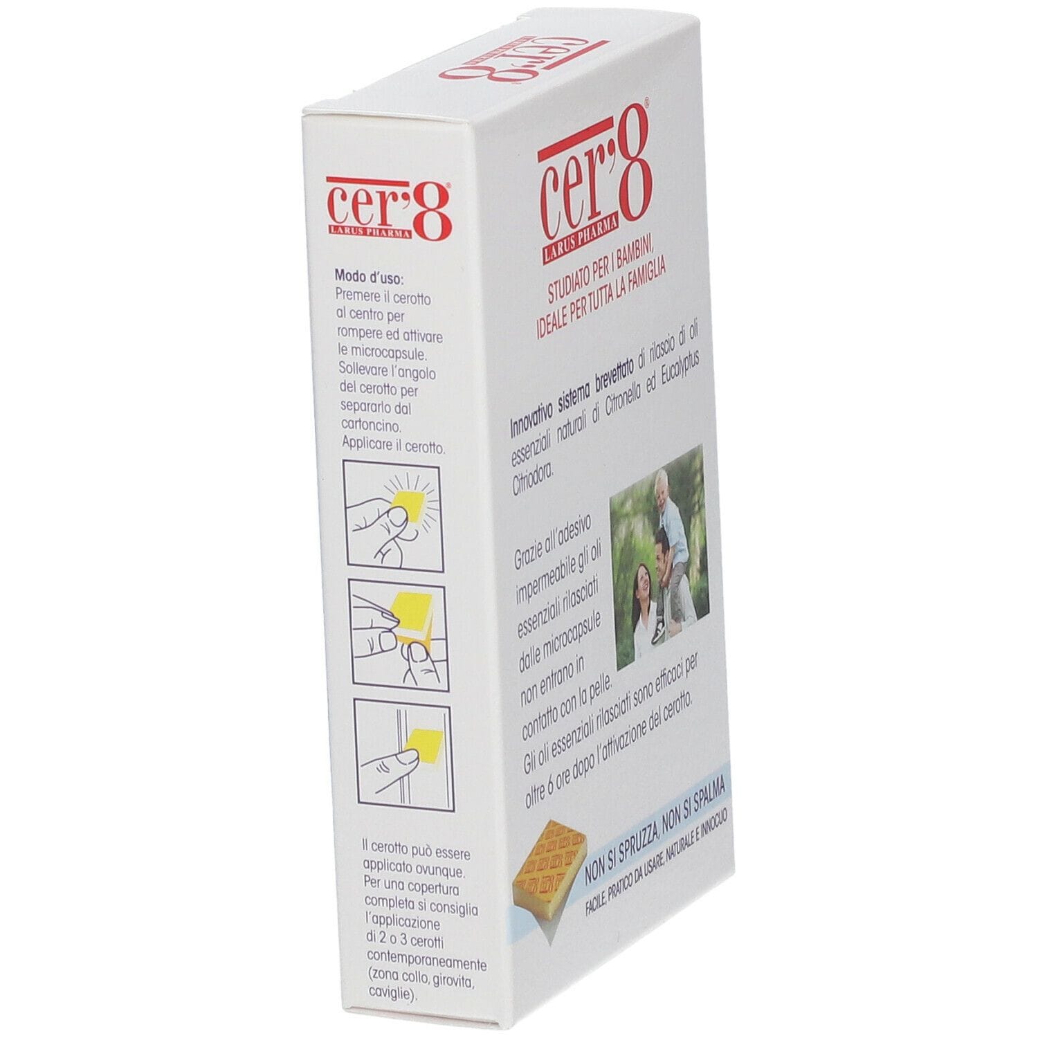 CER'8 CUSCINETTI ADESIVI ANTI ZANZARE SCATOLA DA 48 CUSCINETTI