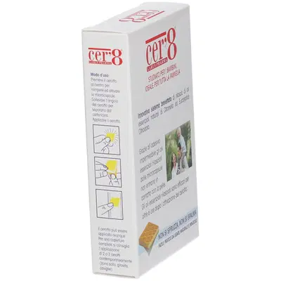 CER'8 CUSCINETTI ADESIVI ANTI ZANZARE SCATOLA DA 48 CUSCINETTI CER'8 CUSCINETTI ADESIVI ANTI ZANZARE SCATOLA DA 48 CUSCINETTI