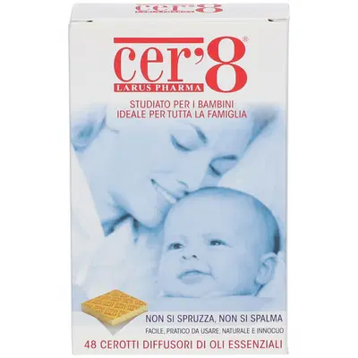 CER'8 CUSCINETTI ADESIVI ANTI ZANZARE SCATOLA DA 48 CUSCINETTI CER'8 CUSCINETTI ADESIVI ANTI ZANZARE SCATOLA DA 48 CUSCINETTI