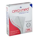 GARZA COMPRESSA IN TESSUTO NON TESSUTO CEROXMED 10X10 CM 100 PEZZI
