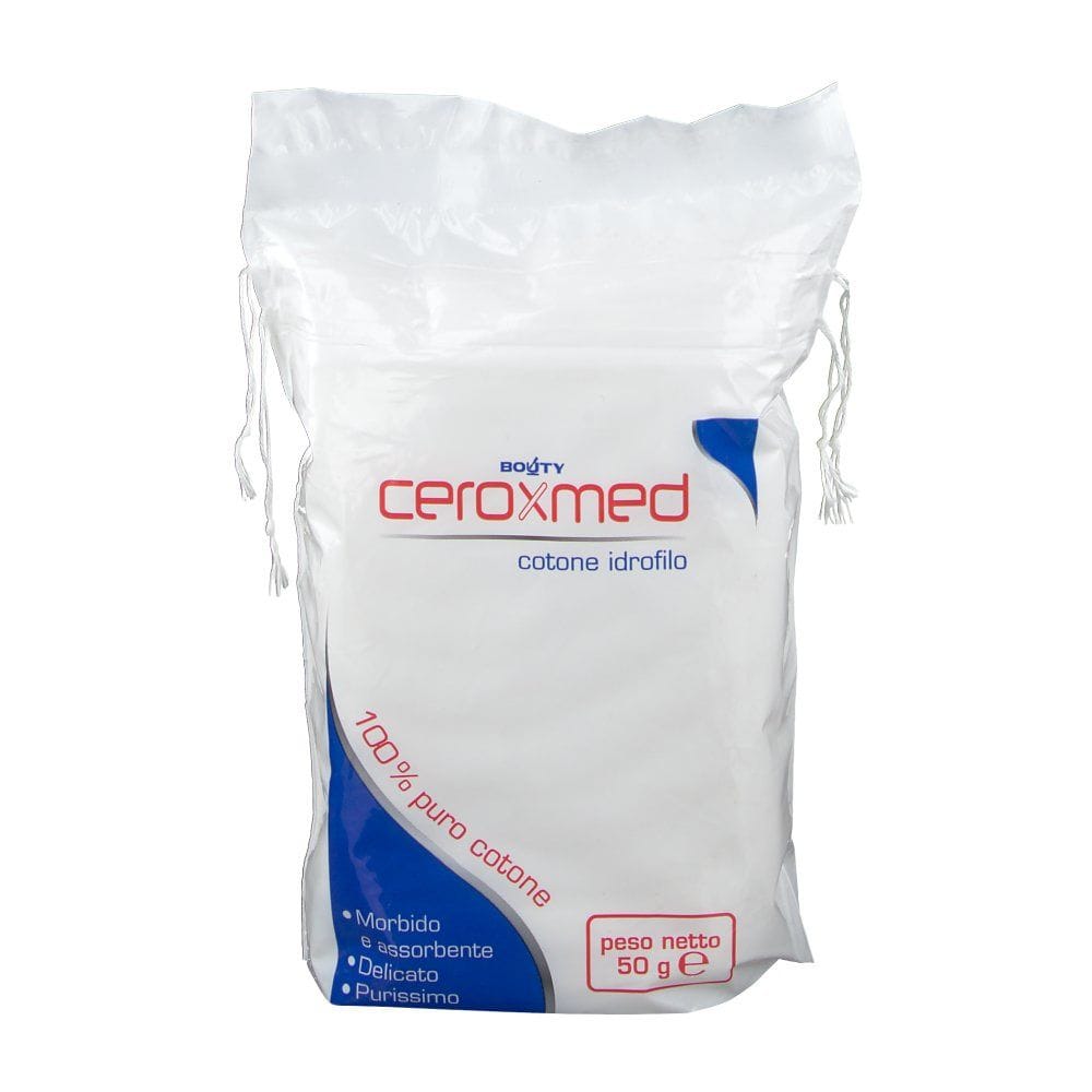 Cotone Idrofilo Ceroxmed 50g per uso sanitario e oftalmico