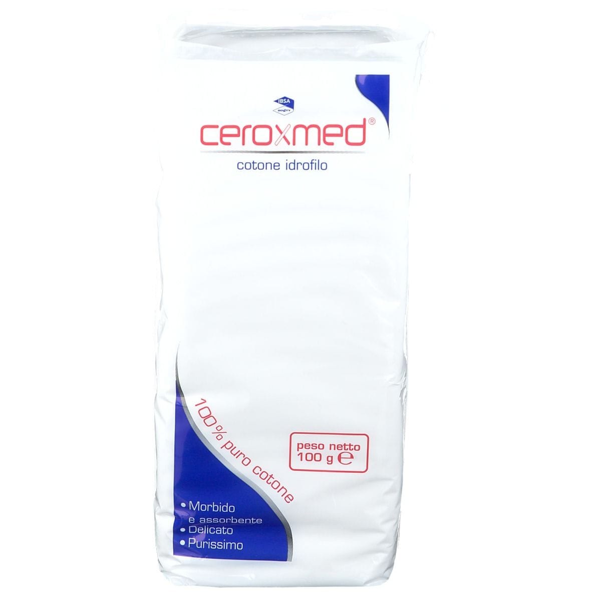 Cotone Idrofilo Ceroxmed 100g per uso sanitario e oftalmico