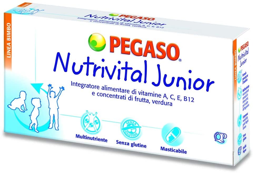Integratore Pegaso Nutrivital Junior per bambini, 30 compresse