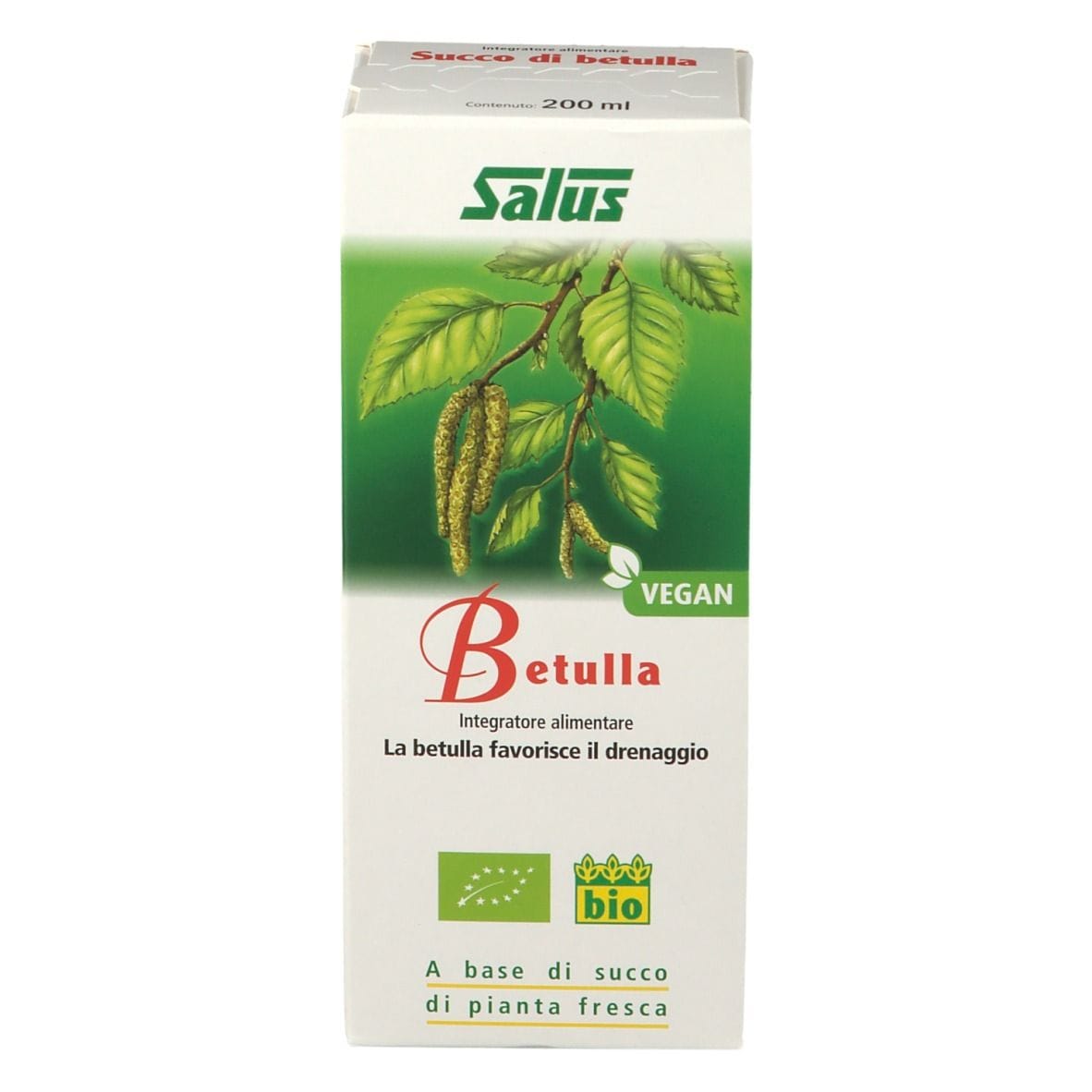 Succo di Betulla BIO 200ml per il drenaggio naturale