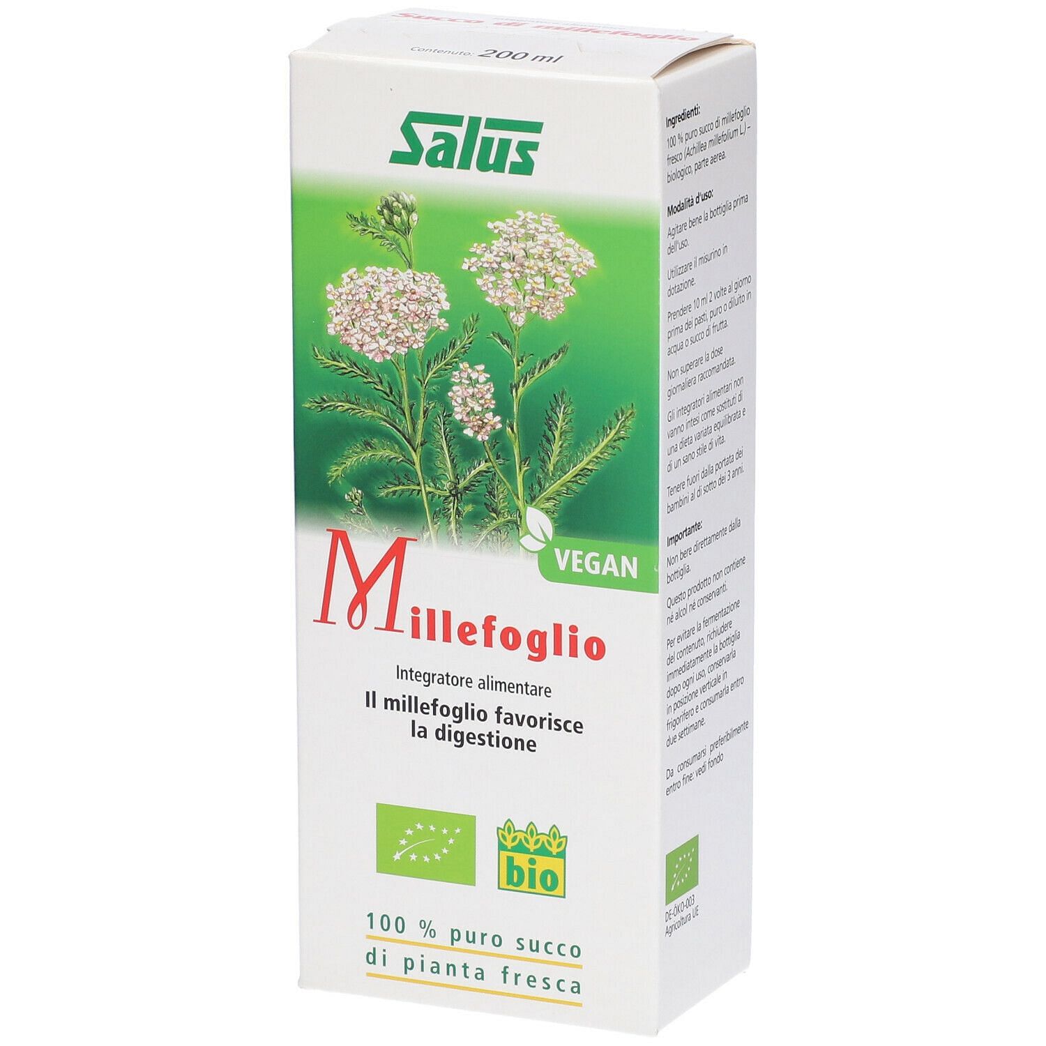 Millefoglio Succo 200 Ml Bio