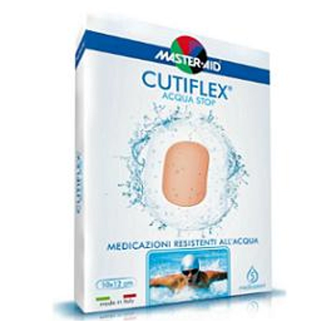 Medicazione Autoadesiva Trasparente Impermeabile Master Aid Cutiflexmed 10,5 X20 Cm 5 Pezzi