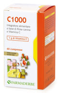 Integratore Nutra C 1000 con Rosa Canina, 60 compresse
