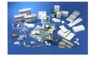 Kit sterile per rimozione sutura con pinze e forbici