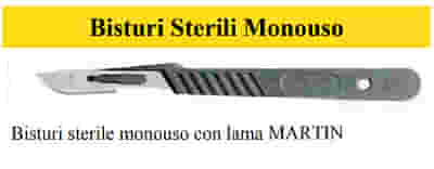 BISTURI STERILE MONOUSO CON LAMA NUMERO 21 PER MEDICAZIONE E PICCOLA CHIRURGIA 10 PEZZI