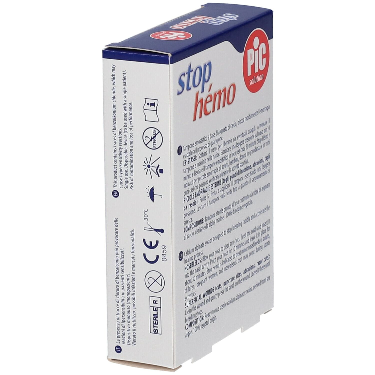 TAMPONE EMOSTATICO STERILE STOP HEMO 5BUSTE
