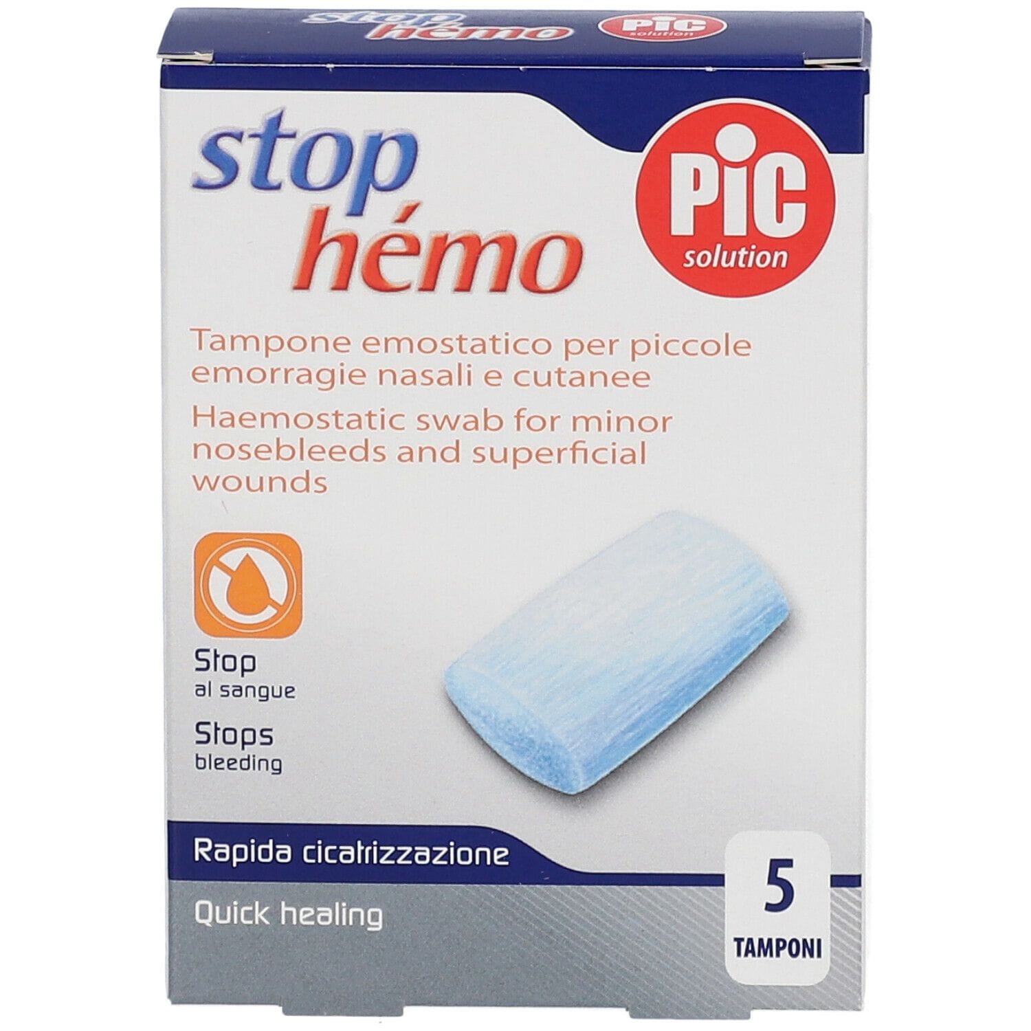 TAMPONE EMOSTATICO STERILE STOP HEMO 5BUSTE