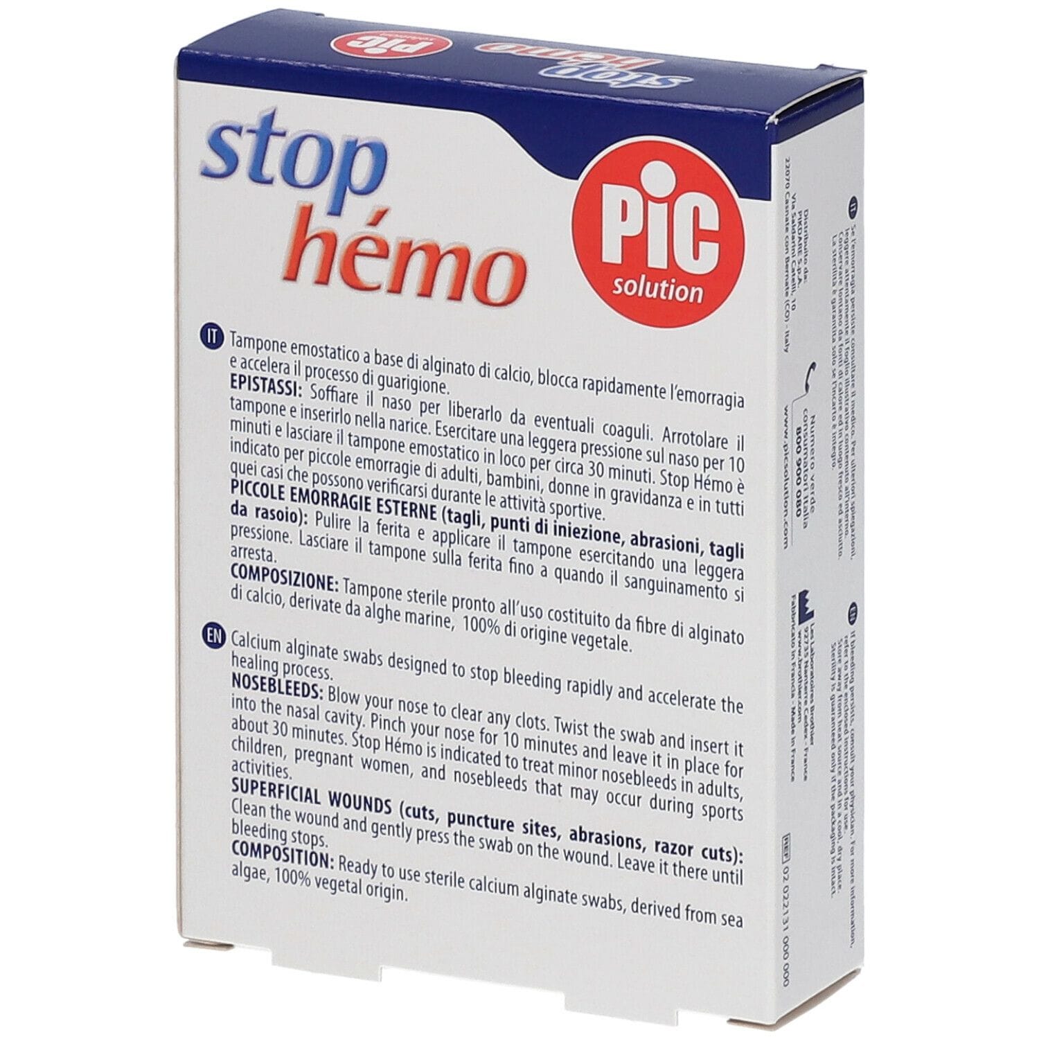 TAMPONE EMOSTATICO STERILE STOP HEMO 5BUSTE