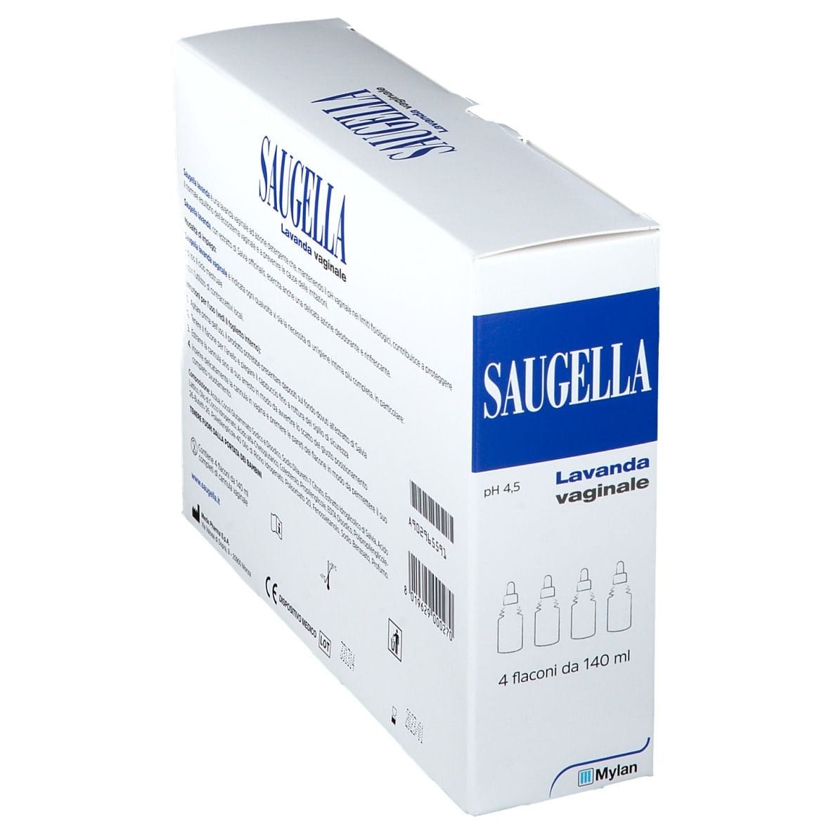 SAUGELLA LAVANDA VAGINALE 140 ML 4 FLACONI