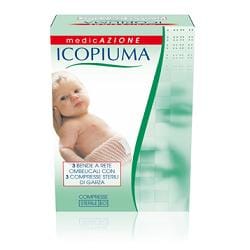 Benda rete ombelicale Icopiuma a compressione fisiologica, 1 pezzo