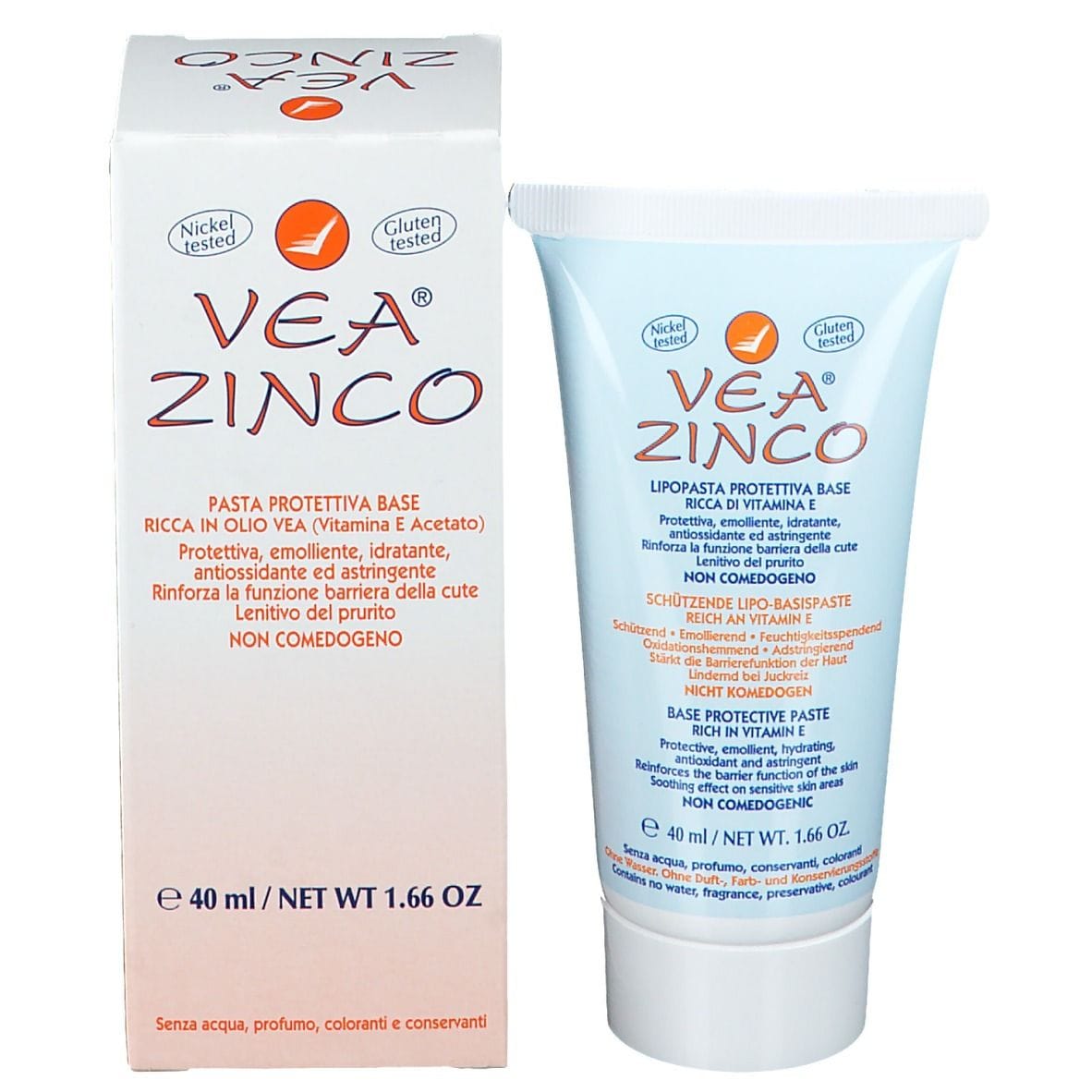 VEA ZINCO PASTA PROTETTIVO CON VITAMINA E 40 ML