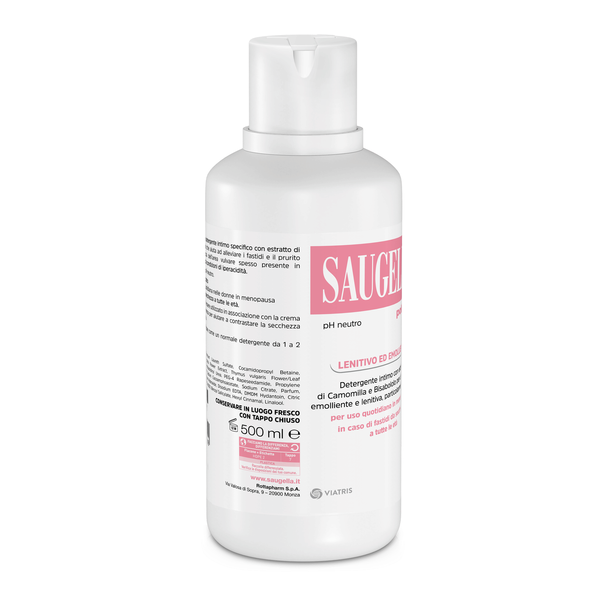 SAUGELLA POLIGYN 50+ DETERGENTE INTIMO LENITIVO ED EMOLLIENTE 500 ML