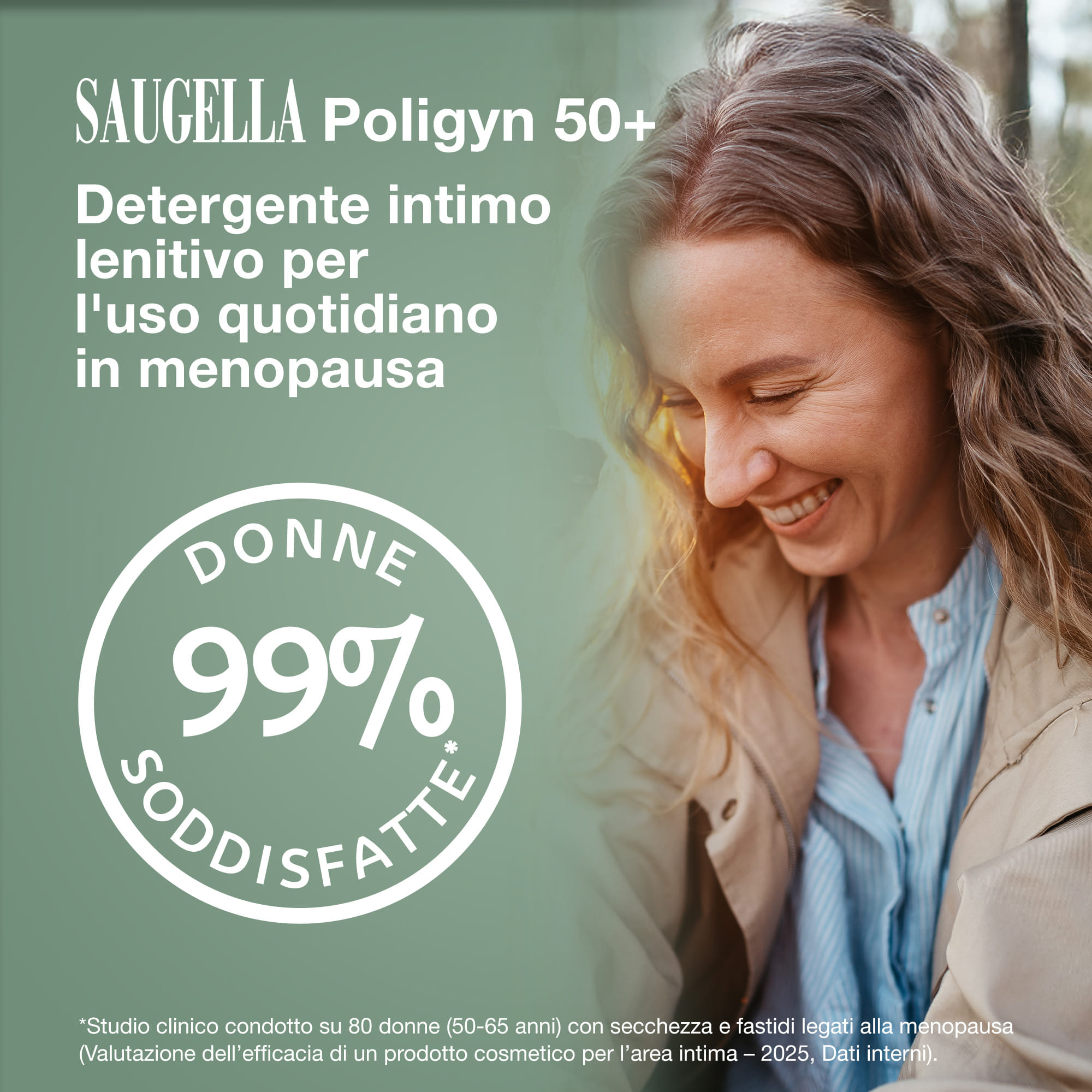 SAUGELLA POLIGYN 50+ DETERGENTE INTIMO LENITIVO ED EMOLLIENTE 500 ML