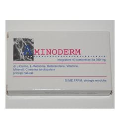 Integratore Aminoderm per capelli e unghie, 40 compresse