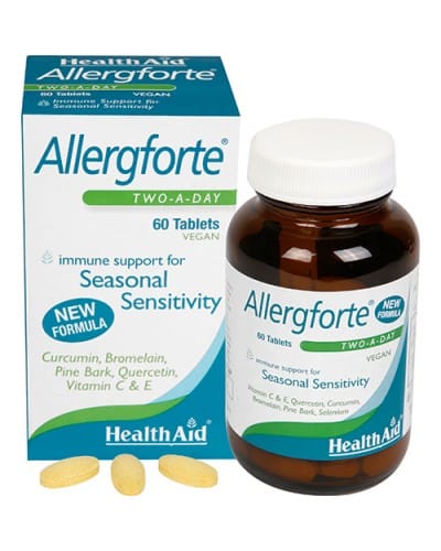Integratore Allergforte con Curcuma e Vitamina C, 60 cpr