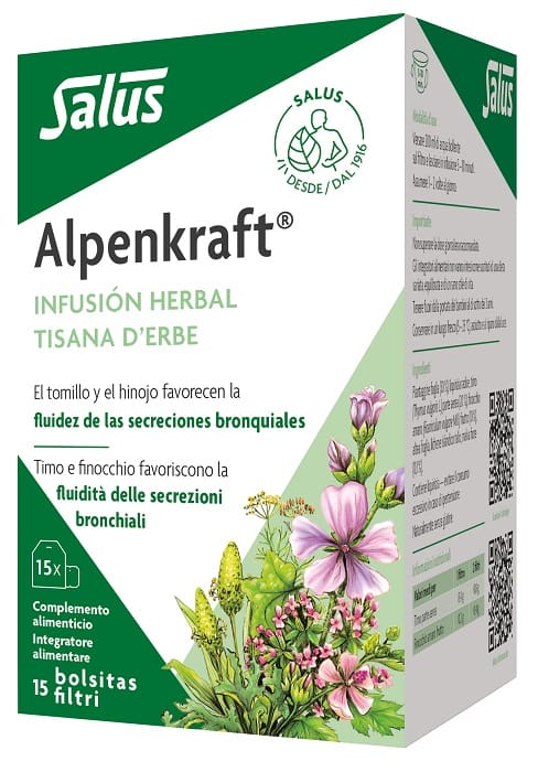 Tisana Alpenkraft al Timo e Finocchio, 15 Filtri