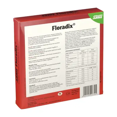 FLORADIX MONODOSE 10 FLACONCINI DA 20 ML FLORADIX MONODOSE 10 FLACONCINI DA 20 ML