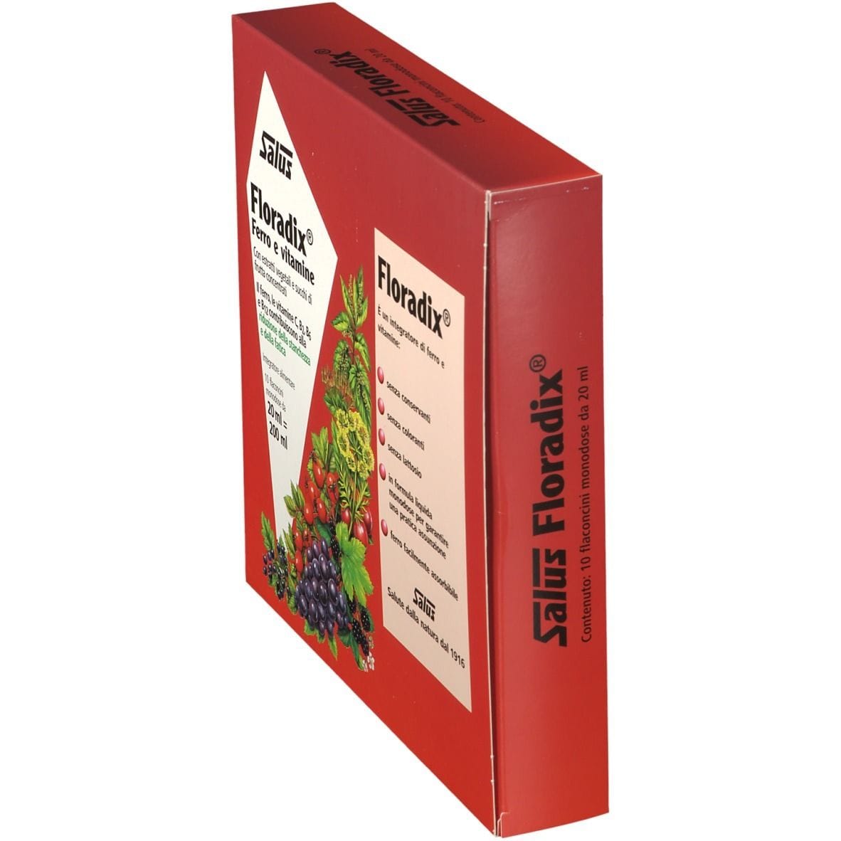 FLORADIX MONODOSE 10 FLACONCINI DA 20 ML