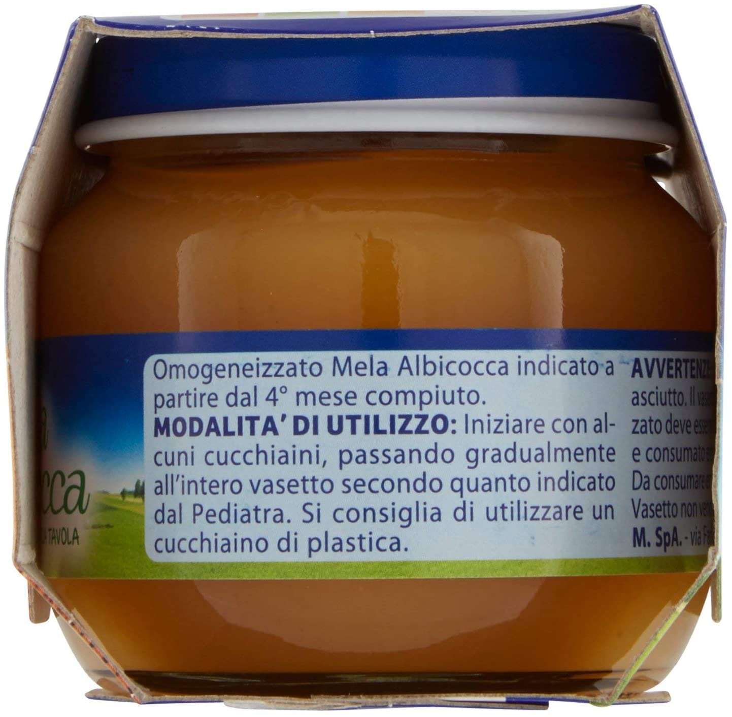 MELLIN OMOGENEIZZATO MELA/ALBICOCCA 100 G 2 PEZZI
