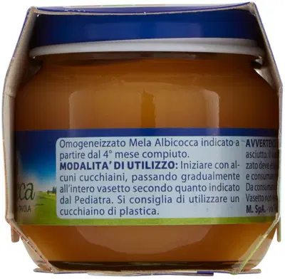 MELLIN OMOGENEIZZATO MELA/ALBICOCCA 100 G 2 PEZZI MELLIN OMOGENEIZZATO MELA/ALBICOCCA 100 G 2 PEZZI