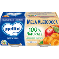 MELLIN OMOGENEIZZATO MELA/ALBICOCCA 100 G 2 PEZZI