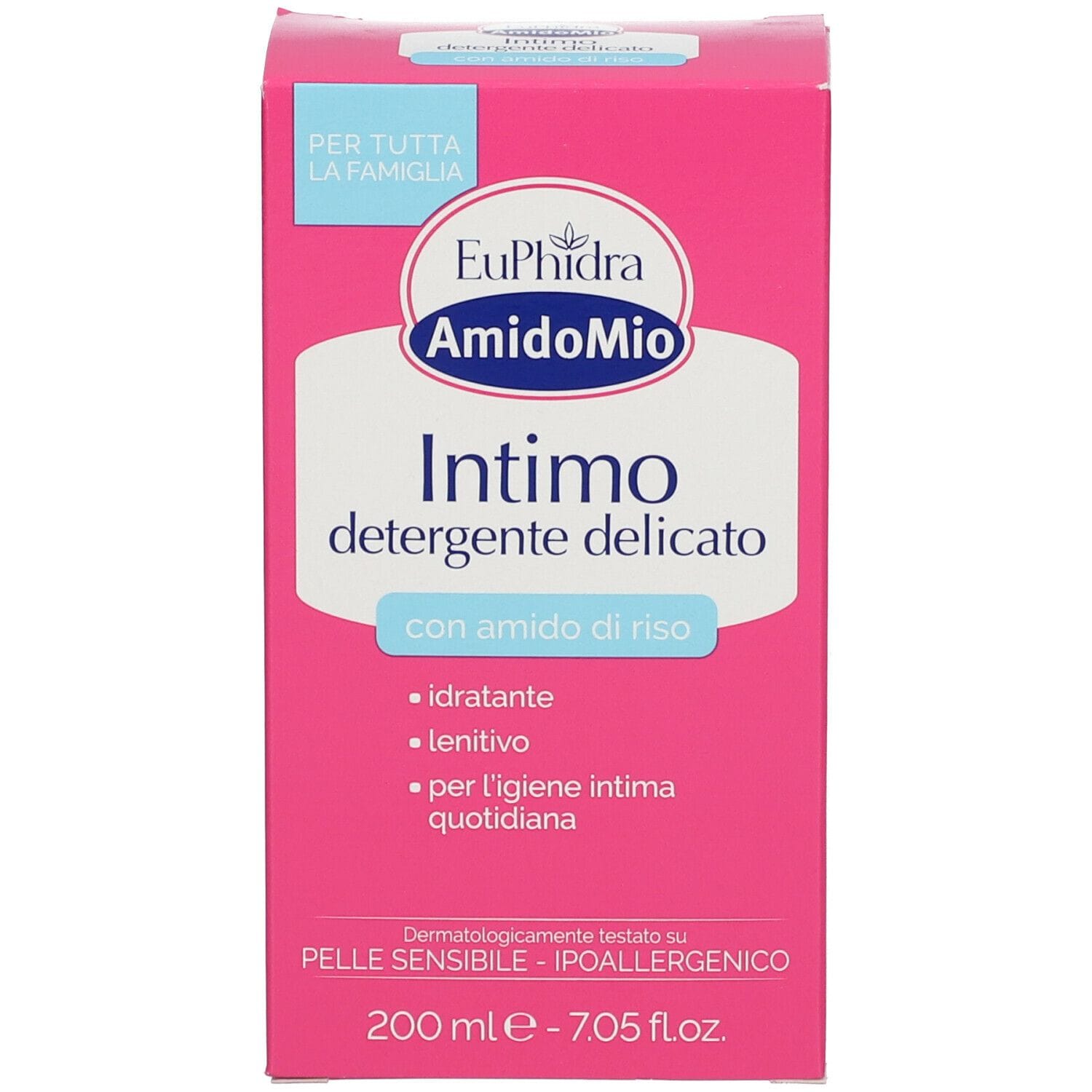 EUPHIDRA AMIDOMIO INTIMO DETERGENTE DELICATO AMIDO DI RISO NUTRIENTE E LENITIVO 200 ML