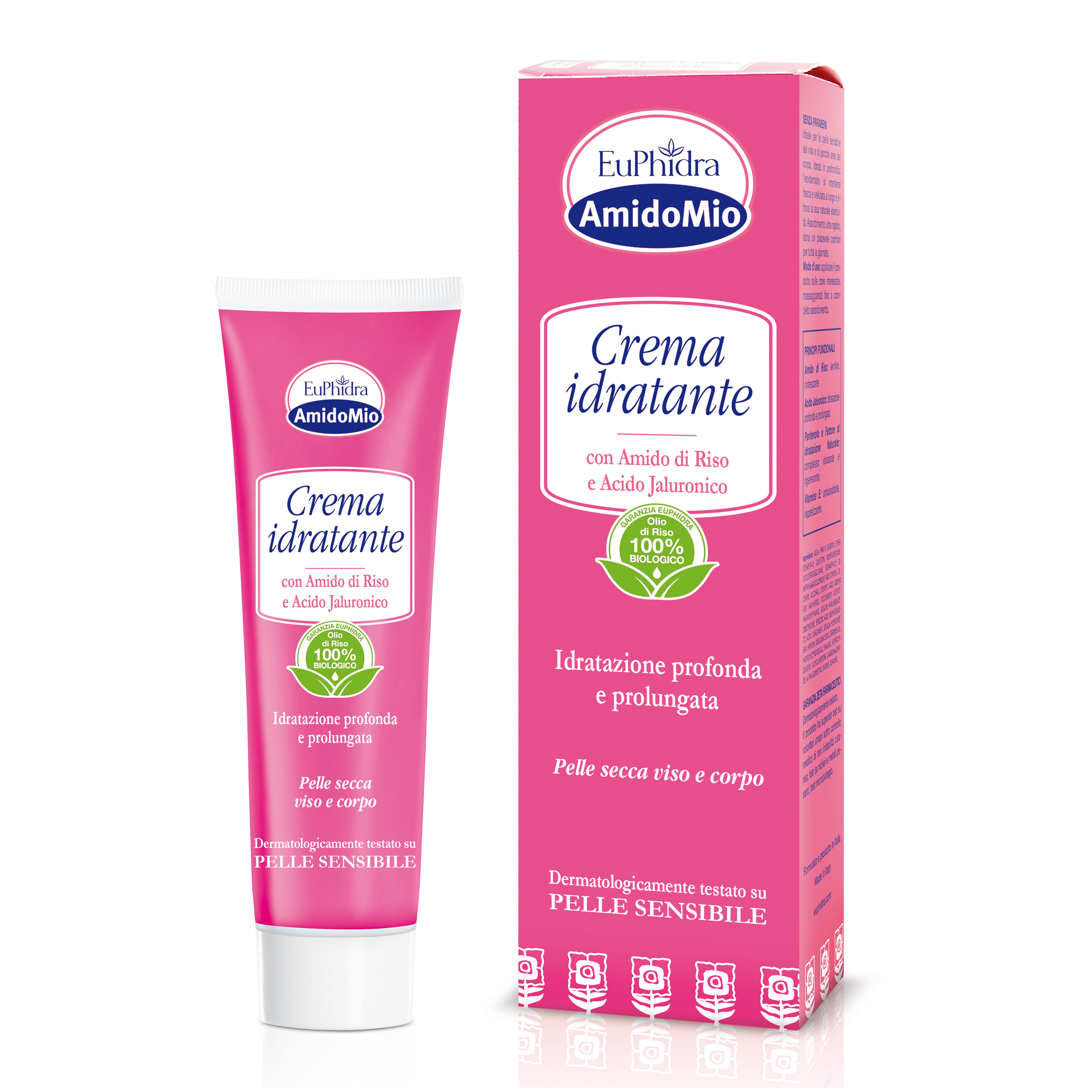EUPHIDRA AMIDOMIO CREMA IDRATANTE CON AMIDO DI RISO LENITIVA 50 ML