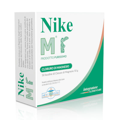 Integratore di Magnesio Nike M Cloruro, 50 Bustine in Polvere