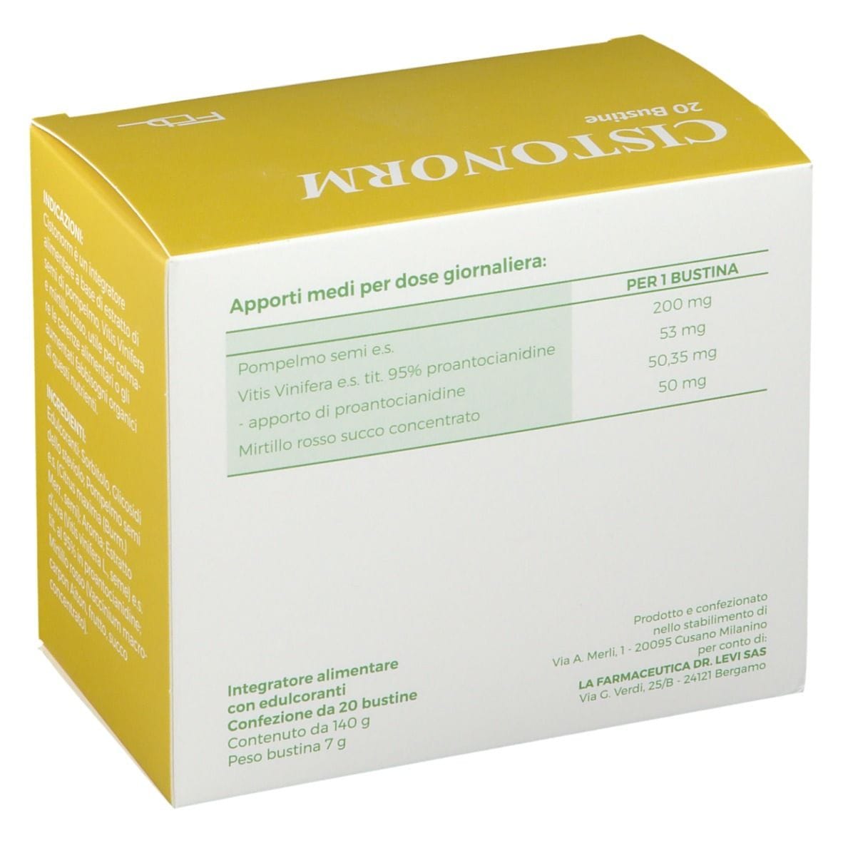 CISTONORM 20 BUSTINE