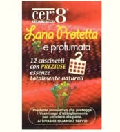 Cer'8 Lana Protetta Prof, 12 cuscinetti anti-tarme