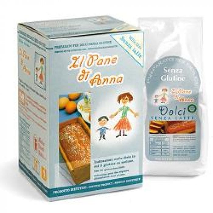 Mix per Dolci Il Pane di Anna, senza glutine e latte 500g