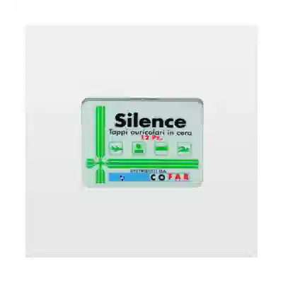 TAPPO AURICOLARE IN CERA SILENCE 12 PEZZI